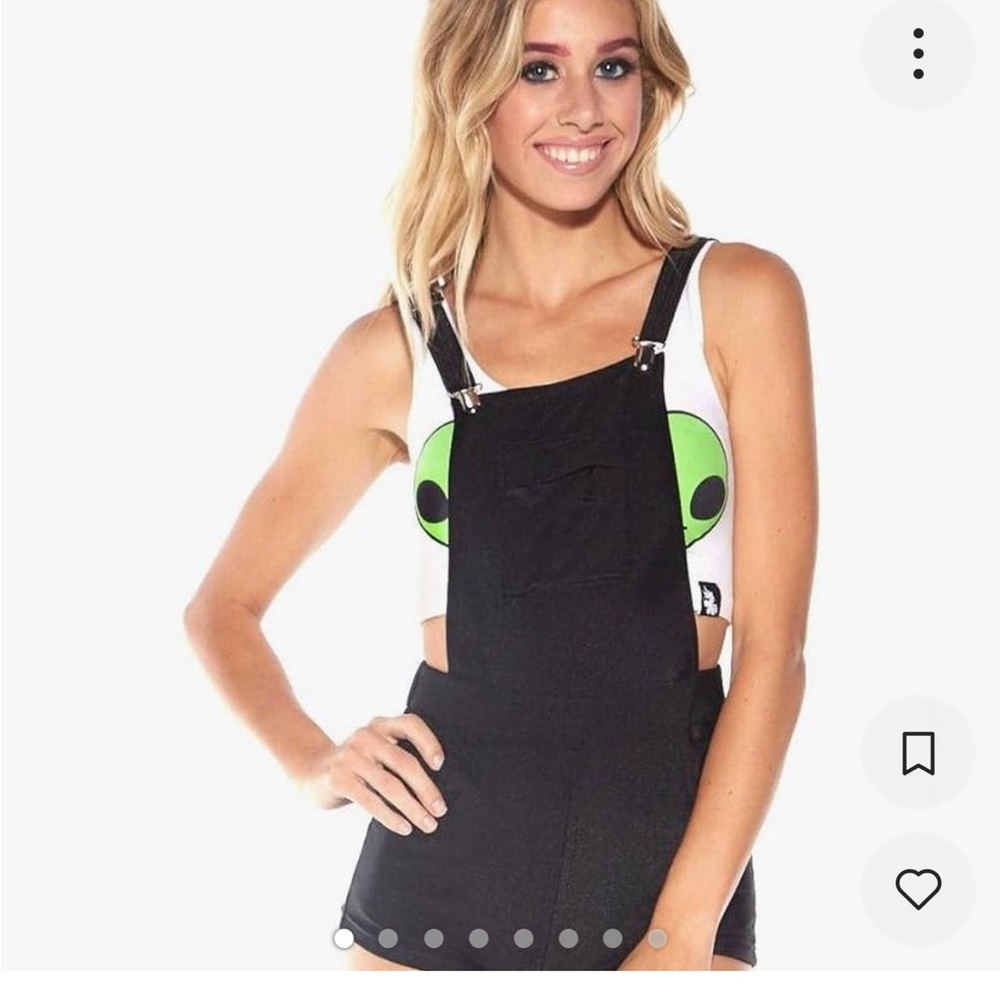 By I heart raves black overalls